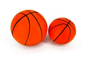Mini-Schaumstoff-Basketball - Größe 4 - POWERSHOT - Ideal für das Training von Kindern