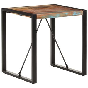 Esstisch 70x70x75 cm Recyceltes Massivholz Esszimmertisch Küche Tisch