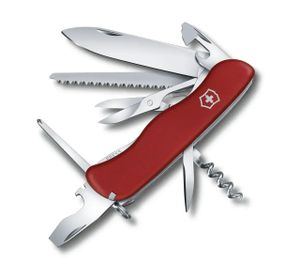 Victorinox Outrider Taschenmesser mit 14 Funktionen in Rot  Mittelrot