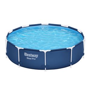 Bestway® Steel Pro™ Frame Pool ohne Pumpe Ø 305 x 76 cm, dunkelblau, rund
