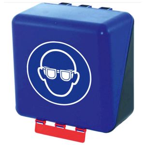 Aufb.Box SECU Midi Standard, f. Augenschutz, blau