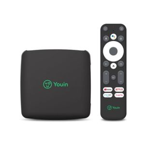 Receiver you-box youin android tv 10.0 8gb rom usb 3.0 ethernet