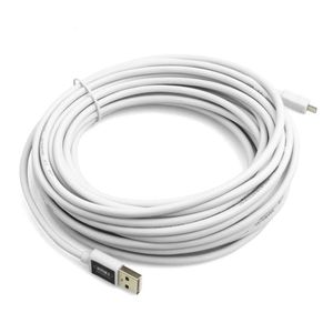 10 m meter Micro USB Kabel Ladekabel in weiß