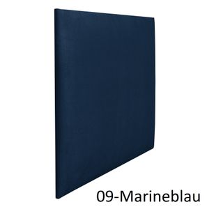 Polsterpaneel Wandkissen Wandpolster Bettkopfteil Wandpaneel 60x30 Marineblau