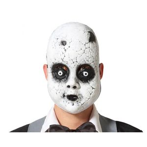 Halloweenská maska bílá