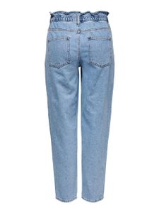 Only Damen Paperbag Jeans Hose - OnlCuba Slouchy Mom High-Waist, Farbe:Blau, Jeans/Hosen Neu:M / 32L