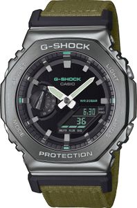Casio GM-2100CB-3AER G-Shock Classic pánské hodinky olivově zelené/černé