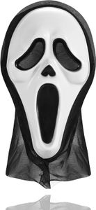 Kostümheld® Scream Maske Ghostmaske für Herren & Damen als Kostüm für Halloween