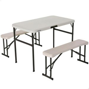 Lifetime Party stôl Bistro stôl | Biely | 107x61x72 cm