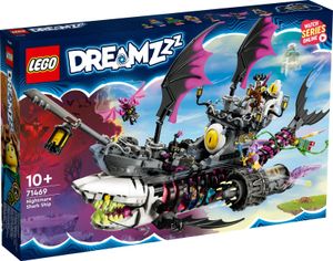 LEGO 71469 DREAMZzz Albtraum-Haischiff, Baue 2 Arten des Piraten-Boot-Spielzeuges, Modellbausatz mit 4 Minifiguren, Spielzeug für Kinder, Mädchen, Jungen, basierend auf der TV-Show