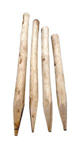 Zaunpfosten Kastanie - Rundholzpfosten entrindet und angespitzt  150 cm 8-10 cm