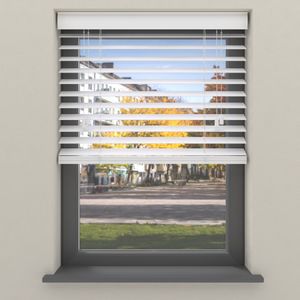 Cocoon Home Jalousien 50mm Lamellen Holzoptik 105x130 - Bambus - Weiß Cocoon Home Jalousien 50mm Lamellen Holzoptik 105x130 - Bambus - Weiß