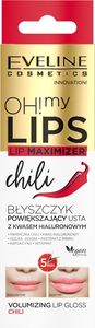 Eveline_Oh My Lips Lesk na pery s kyselinou hyalurónovou Chili 4,5 ml