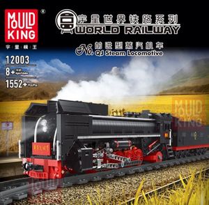 Mould King 12003 Eisenbahn Dampflokomotive RC