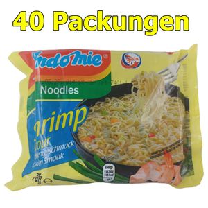 Indomie Shrimp asiatische Bratnudeln 40er Pack (40 x 70g) instant Nudeln
