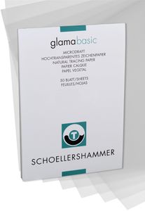 SCHÖLLERSHAMMER technisches Zeichenpapier DIN A3 90 g/qm hochtransparent 50 Blatt