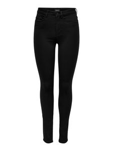 Only Damen High-Waist Jeans-Hose OnlRoyal Denim Skinny-Fit Stretch, Farbe:Schwarz, Jeans/Hosen Neu:S / 32L