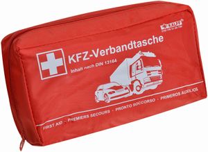 KALFF KFZ Verbandtasche "Kompakt" Inhalt DIN 13164 rot