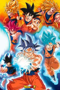 Dragon Ball - Super - Goku - Manga Anime - Poster - 61x91,5 cm