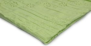 Baumwollstoff mit Stickerei, Farbe Aquamarin Muster 14 (50 x 140 cm)