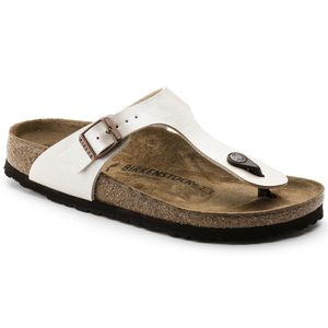 Birkenstock Damen Zehentrenner Gizeh BF 19371-37, 19371-38, 19371-39, 19371-40, 19371-41 BIR-943873 graceful pearl white 40