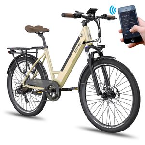 FAFREES 26 Zoll E-Bike 25 km/h 250W Motor 36V 10Ah Step-Through City Elektrofahrrad