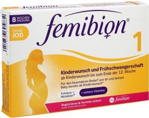 Femibion 1 Kinderwunsch+Frühschwangers.o.Jod Tabl. 60 St