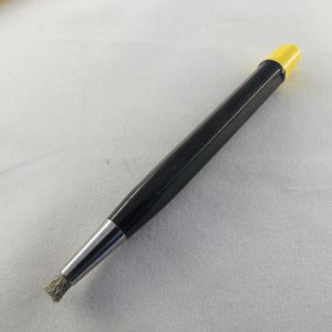 Glasfaser / Messing / Stahlborsten Stift Reinigungsstift Glasfaserradierer / Art=Stahlborstenstift