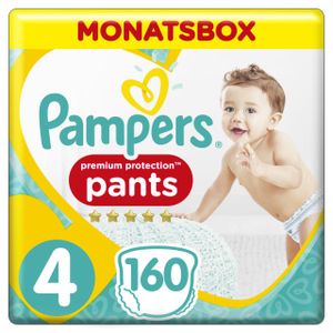 Pampers Premium Protection Pants Gr. 4 Maxi 9-15kg Monatsbox, 160 Stück - Größe 4 - 160 Stück