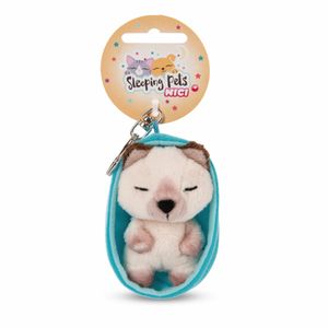 NICI Schlüsselanhänger Sleeping Pets Katze 8cm