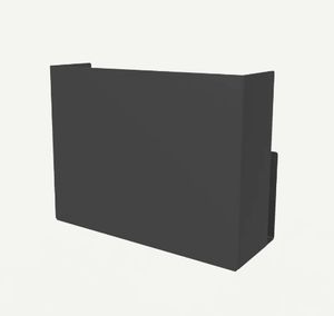 Papierhandtuchspender aus Aluminium in minimalistischem Design Schwarz / Weiß VILNIUS Fink, Farbe:Schwarz