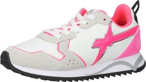 Schuhe  W6yz  2013563 Frau Leder Und Stoff Weiß/Fuchsia