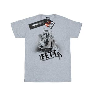 Star Wars - "Boba Fett Bounty Hunter" T-Shirt für Jungen BI51051 (152-158) (Grau)