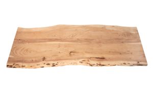 Tischplatte Baumkante Akazie Natur 180 x 60 cm CURT