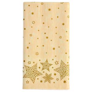 PAPSTAR Weihnachts-Tischdecke "Christmas Shine" (B)1,80 x (L)1,20 m creme