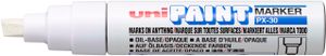 uni-ball Permanent Marker PAINT (PX-30) Strichstärke: 4,0 - 8,5 mm weiß
