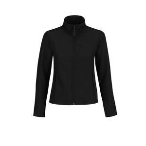 B&C dámská softshellová bunda, voděodpudivá RW4827 (Xsmall) (černá/černá)