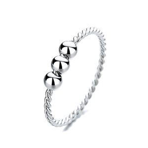 Anti-Stress-Ring mit drehbaren Perlen