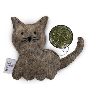 CATLABS Katzenspielzeug "Kuschelige Katze" mit Katzenminze