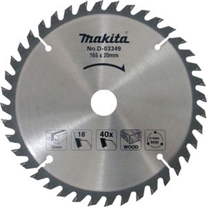 Makita Kreissägeblatt Ø165 x 20 mm Profi Sägeblatt 40 Zähne für Holz Laminat MDF