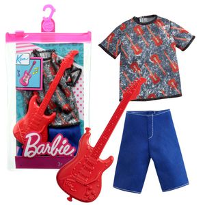 Mattel GWC30, GRC71 - Barbie Fashions Ken Karriere-Outfit "Rockstar"