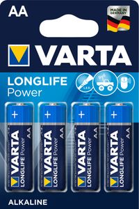 Alkalické baterie VARTA "LONGLIFE Power" Mignon (AA/LR6)