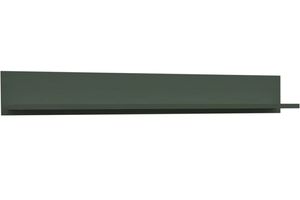 Konsimo Regál "LEMAS", tmavozelený, laminovaná doska 16 mm, Classic, 160x20x20