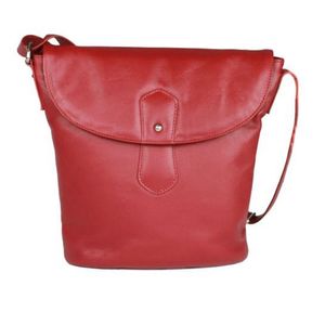 Eastern Counties Leather Damen Handtasche Demi mit abgerundeter Klappe EL312 (Einheitsgröße) (Rot)