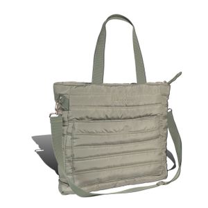 Bench gesteppte Shopper Bag Umhängetasche Schultertasche grau-grün Polyester 42x39x9 D2OTI306K
