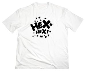 Styletex23 T-Shirt Hex Hex Fun, weiss, XXL