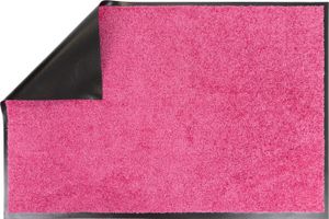 Primaflor Schmutzfangmatte CLEAN Pink 40x60cm - 13 Farben & 6 Größen - Strapazierfähige Türmatte, Rutschfester Türvorleger, Sauberlaufmatte