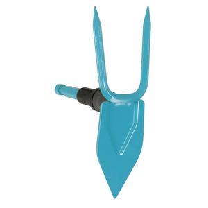 combisystem-Gartenhacke, herzförmiges Blatt, 2 Zinken, 7 cm breit