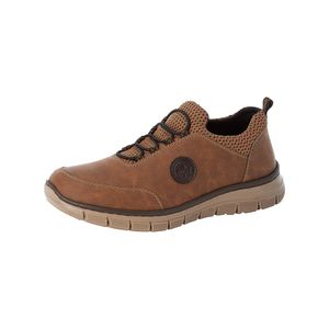 Rieker Herren Halbschuhe Slipper Sneaker B5672, Größe:43 EU, Farbe:Braun Rieker Herren Halbschuhe Slipper Sneaker B5672, Größe:43 EU, Farbe:Braun