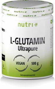 L-GLUTAMIN Pulver 500g Vegan - Neutral & hochdosiert Ultrapure ohne Zusatzstoffe - 99,95% natur rein - Fermentiertes L-Glutamine Powder - Aminosäure - glutenfrei & laktosefrei